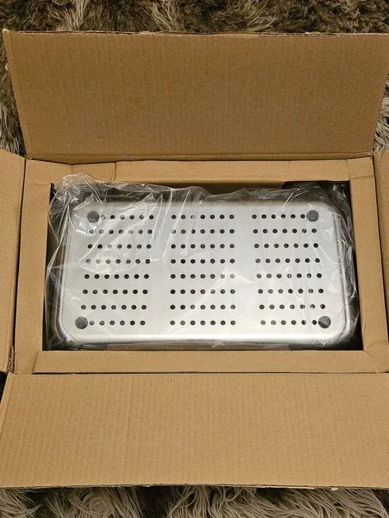 NEW Box  Blanco 514015 Stainless Steel Colander, sits on sink rim - Picture 2 of 7